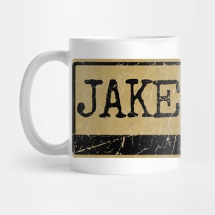 Aliska text black retro - Jake Owen Mug